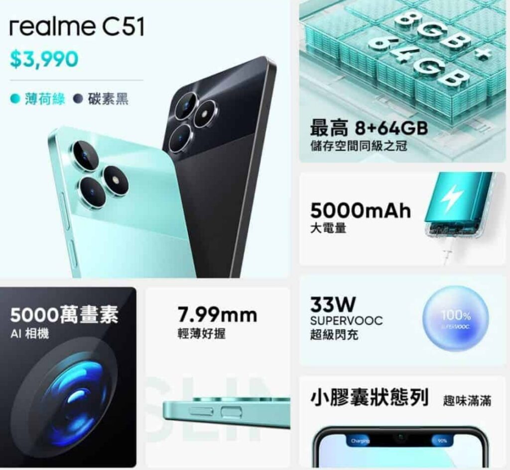Yeni Realme C51 Tanıtılıyor - Realme C51 Özellikleri | ELFDaily Blog